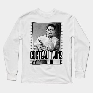 Cocteau Twins / 80s Styled Aesthetic Design Long Sleeve T-Shirt